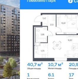 Продажа 1-комн квартиры на вторичном рынке Чкалово, Лыткаринское шоссе