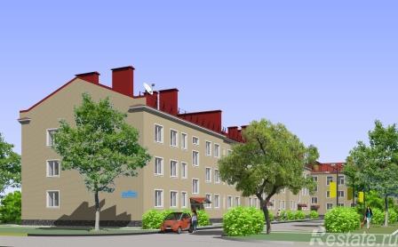 Продажа 1-комн квартиры в новостройке Рощино пгт, Тракторная ул,  д. 15,  к. 2