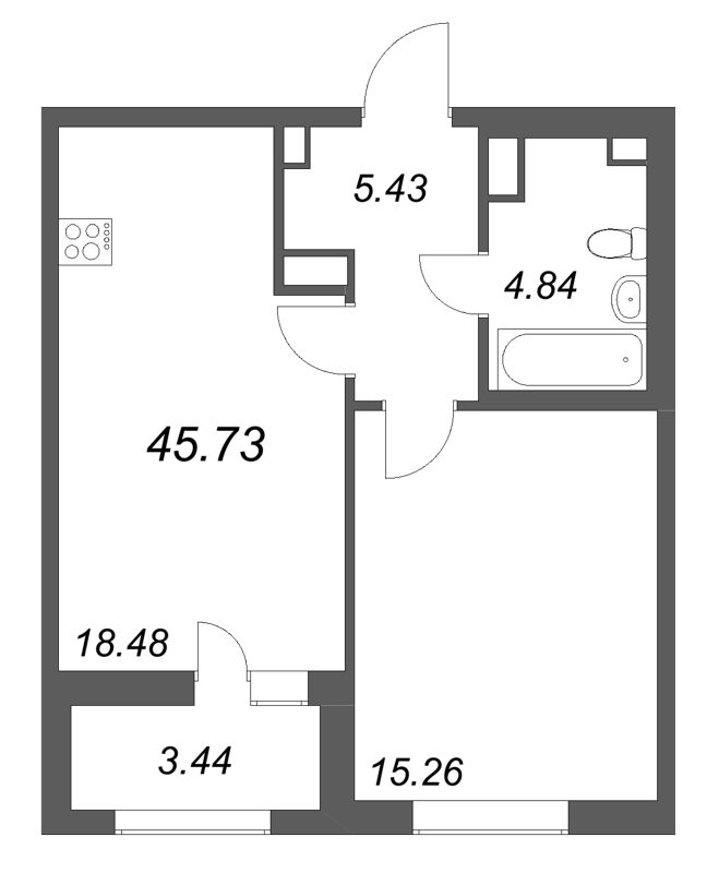 Продажа 1-комн квартиры в новостройке Шушары п., Школьная ул.,  к. 1