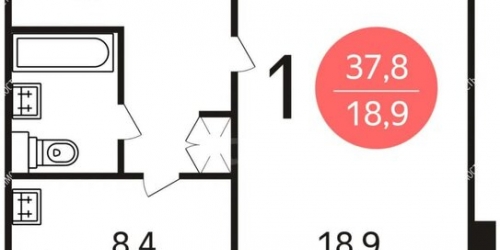 1-комн квартира Батайский проезд,  д. 17