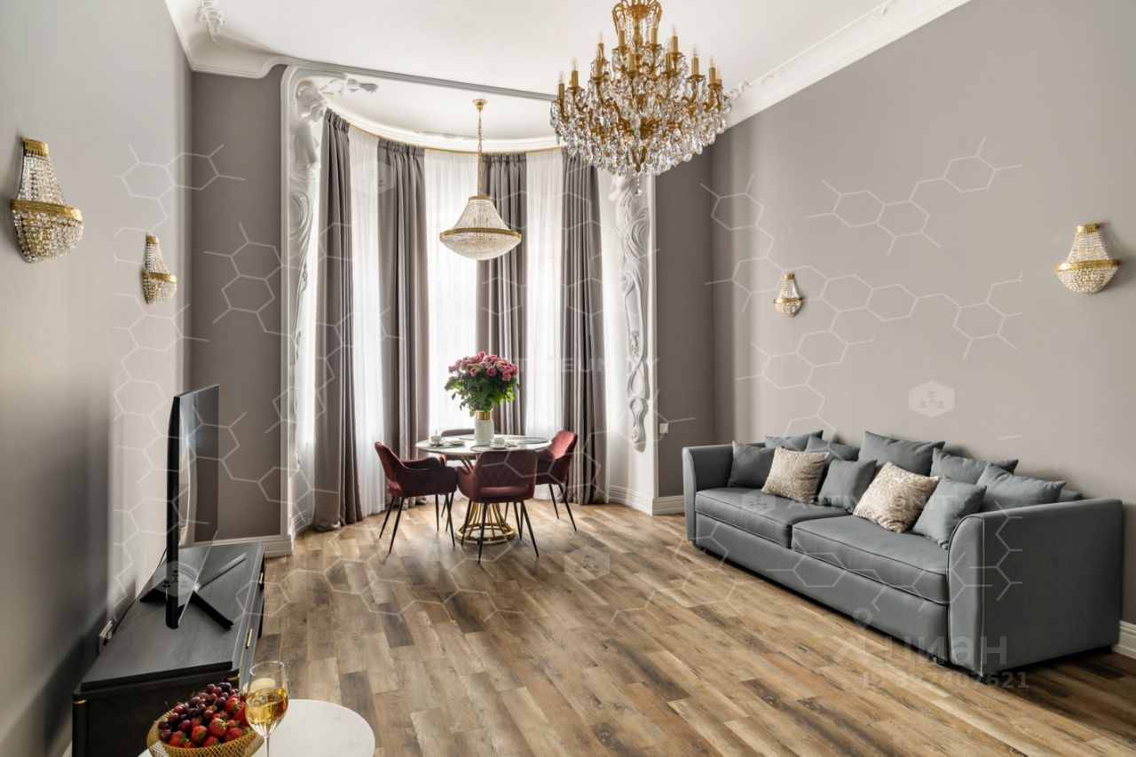 Аренда 3-комн квартиры на вторичном рынке Большая Конюшенная улица, 3