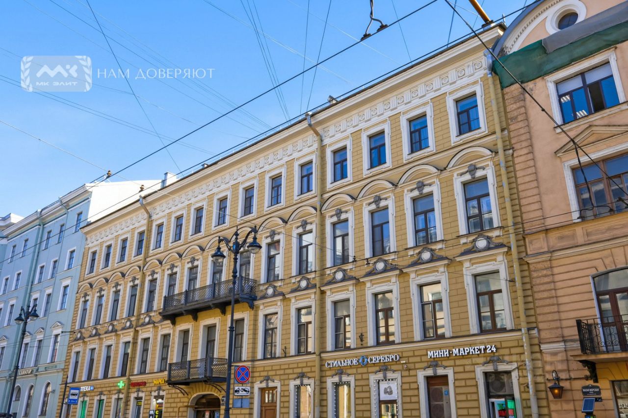 Продажа 3-комн квартиры на вторичном рынке Малая Морская улица, 6