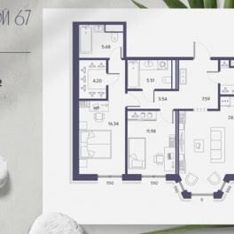 Продажа 2-комн квартиры на вторичном рынке 19-я линия,  д. 16,  к. 2