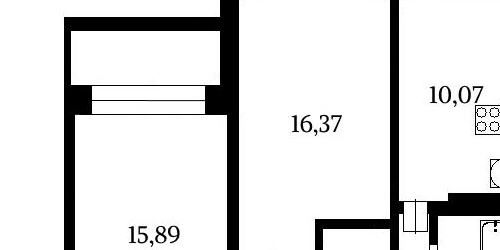 2-комн квартира Вербная улица, 20/2