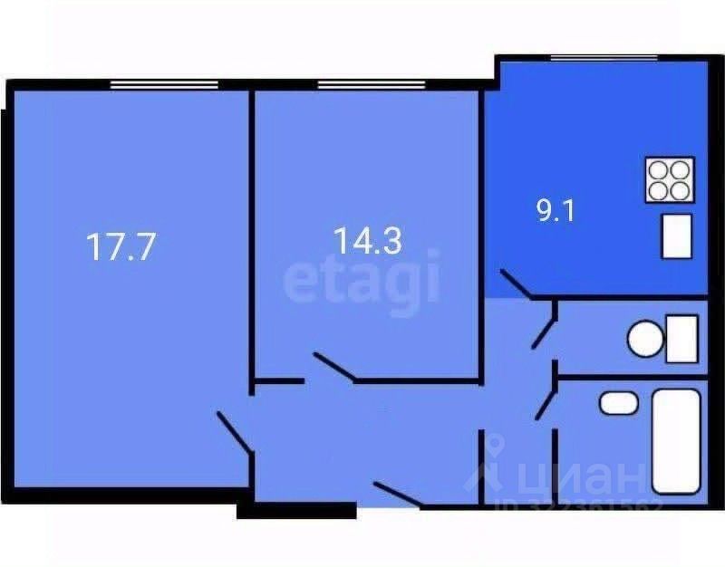Продажа студии улица Щорса, 8