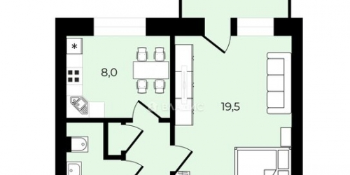 1-комн квартира Кутузовский пр-кт,  д. 69,  к. 4