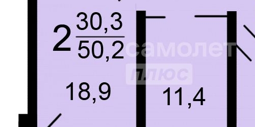 2-комн квартира улица Генерала Кузнецова, 11К2