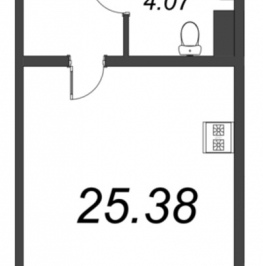 Продажа студии Коммунар г., Железнодорожная ул. Продажа студии Коммунар г., Железнодорожная ул.
