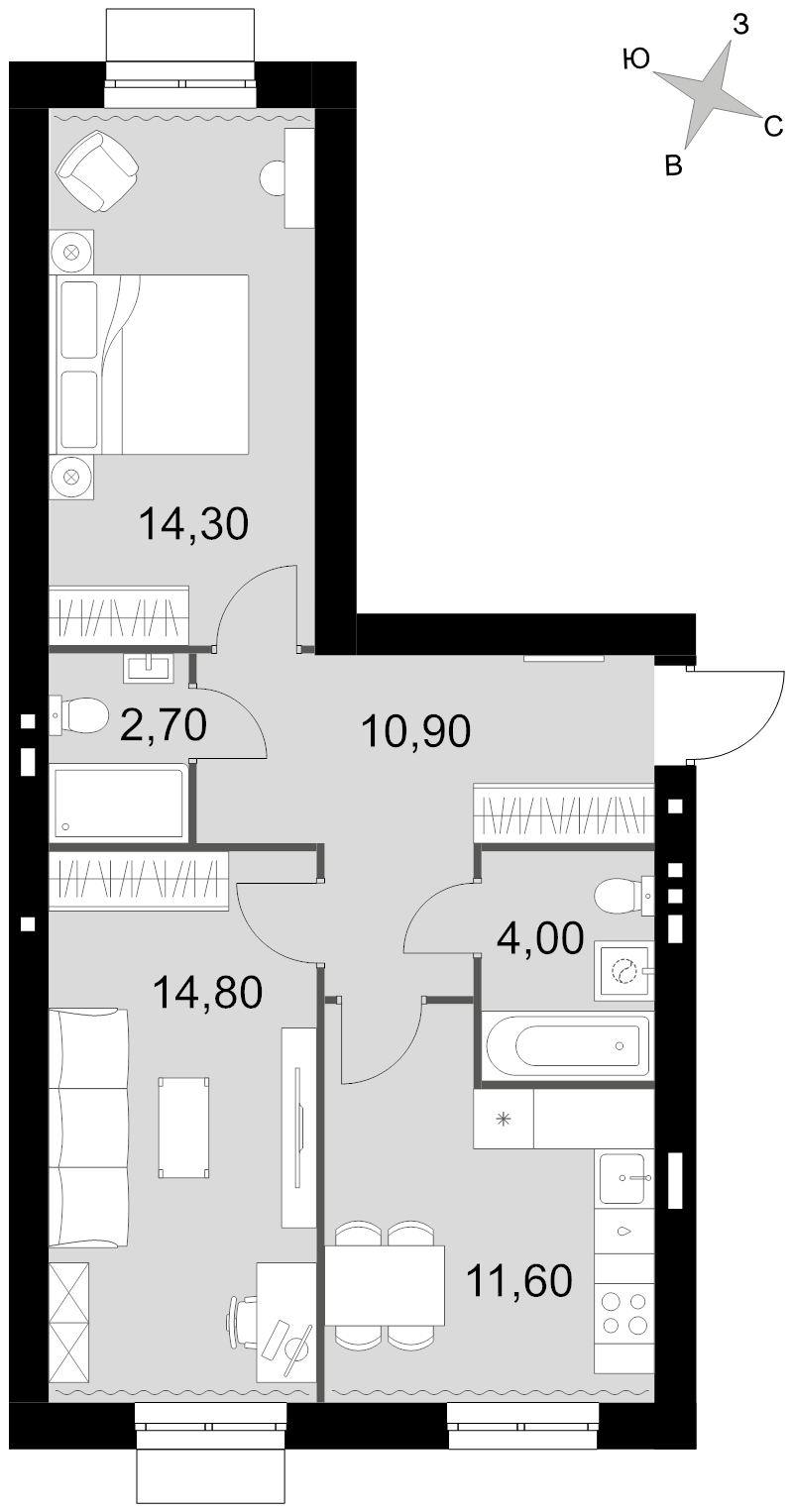Продажа 2-комн квартиры в новостройке Апрелевка г., Киевское ш.,  к. 1