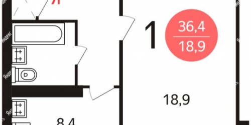 1-комн квартира Батайский проезд,  д. 51