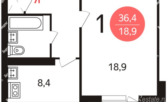 Аренда 1-комн квартиры на вторичном рынке Батайский проезд,  д. 51