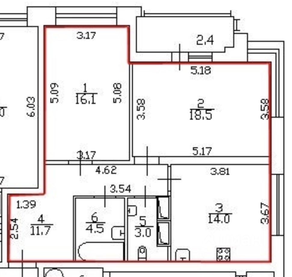 Продажа 2-комн квартиры на вторичном рынке Краснопутиловская улица, 113К1