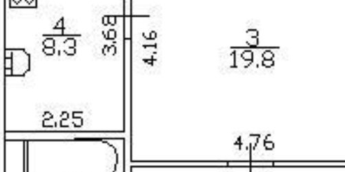 1-комн квартира Бестужевская улица, 25