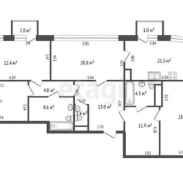 Продажа 4-комн квартиры на вторичном рынке Московский пр-кт,  д. 183-185