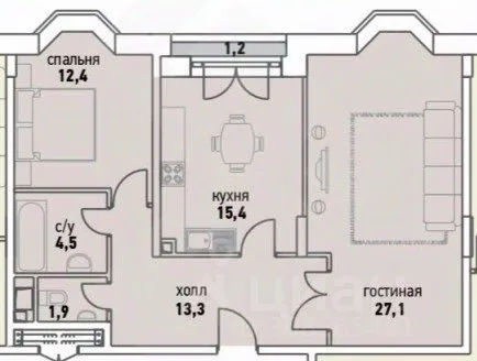 Продажа 2-комн квартиры на вторичном рынке Верхняя улица, 20к1