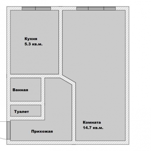 1-комн квартира Пушкин г., Красносельское шос.,  д. 57