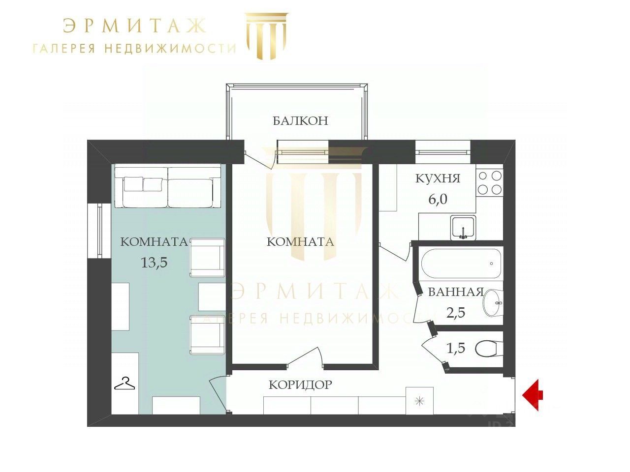 Аренда комнаты пос. Смолячково, переулок Павлика Морозова, 7