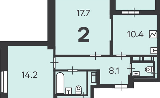 Продажа 2-комн квартиры на вторичном рынке Владимирская 2-я ул,  д. 13 к1