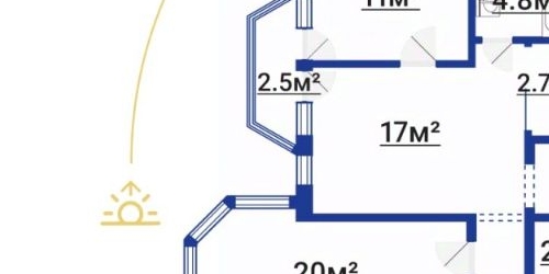 4-комн квартира Новоколомяжский проспект, 21