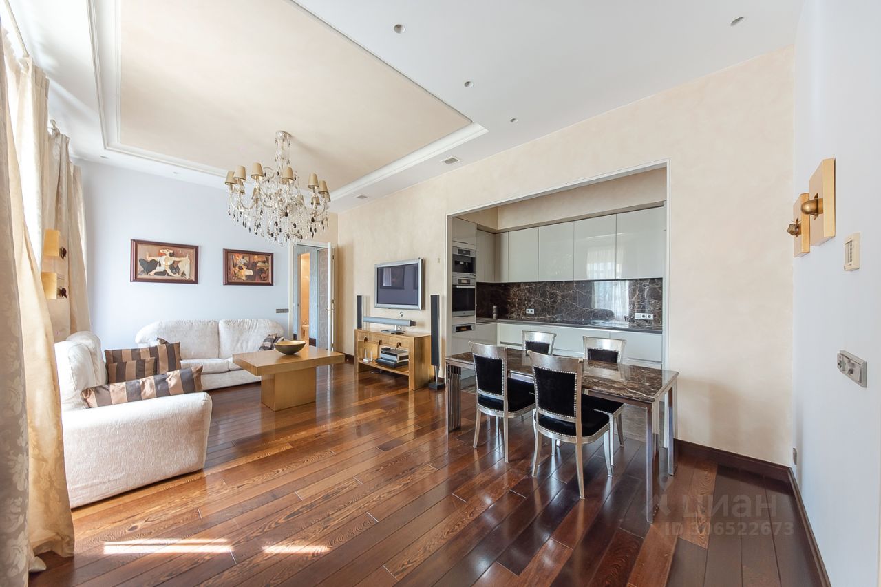 Аренда 3-комн квартиры на вторичном рынке Трехпрудный переулок, 11/13С2