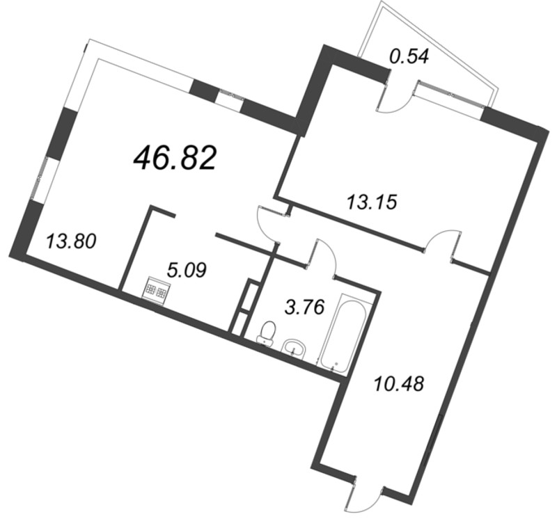 Продажа 1-комн квартиры в новостройке Сертолово г., Дмитрия Кожемякина ул.,  к. 4