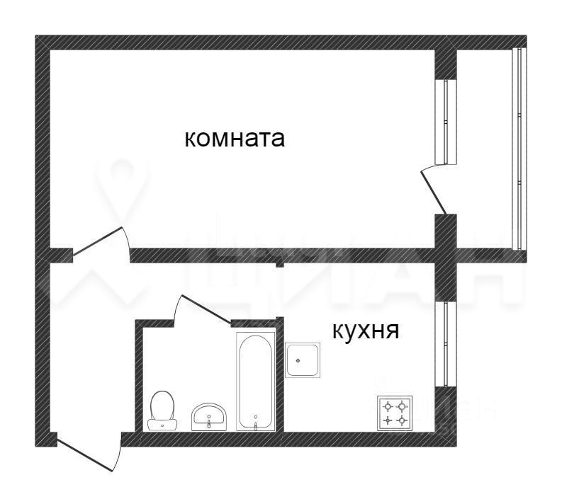 Аренда 1-комн квартиры на вторичном рынке проспект Кузнецова, 10к1