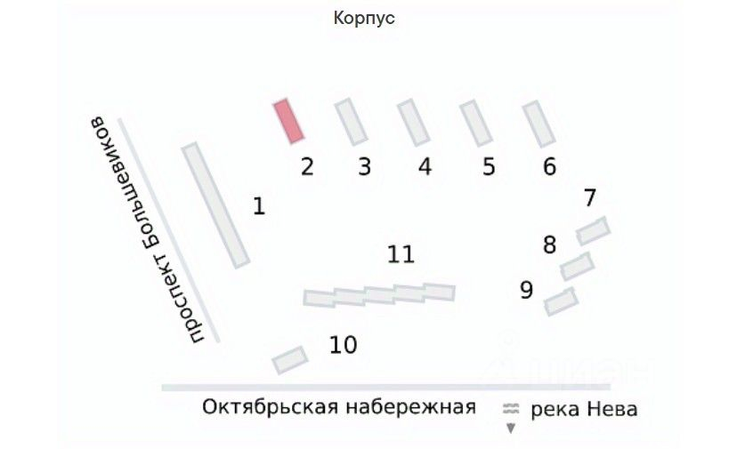 Продажа ПСН Октябрьская наб,  д. 102