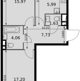 Продажа 3-комн квартиры в новостройке дер. Говорово