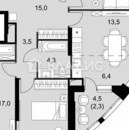 Продажа 3-комн квартиры на вторичном рынке ул Шеногина,  д. 2,  к. 18