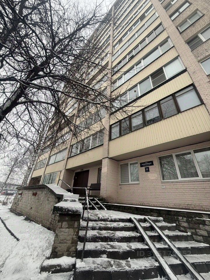 Продажа 1-комн квартиры на вторичном рынке улица Орджоникидзе, 33