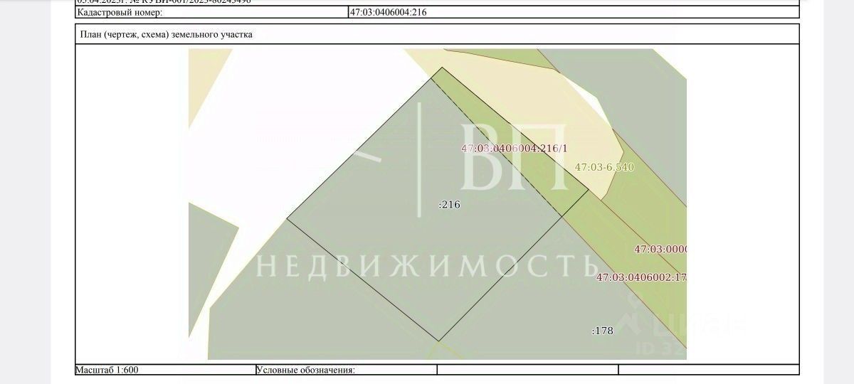 Продажа земли пос. Горы, улица Лесная,  д. 6