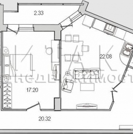 Продажа 2-комн квартиры на вторичном рынке улица Руднева,  д. 16