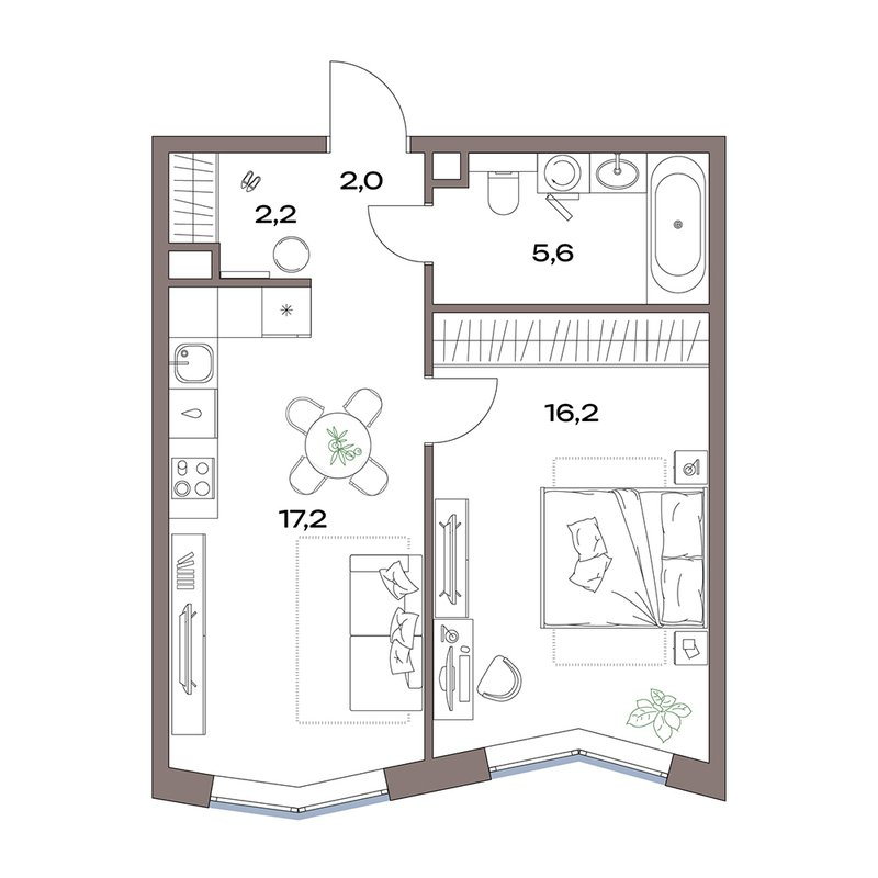 Продажа 1-комн квартиры в новостройке Москва г., Дубнинская ул.,  к. 13