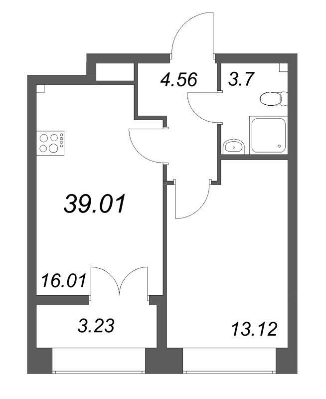 Продажа 1-комн квартиры в новостройке Новоселье п.,  к. 2.4