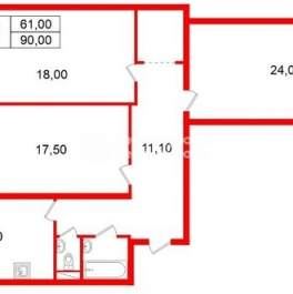 Продажа 3-комн квартиры на вторичном рынке ул Лёни Голикова,  д. 47,  к. 3