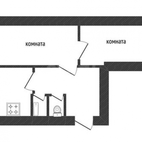 2-комн квартира Волхов, ул Пролетарская,  д. 9