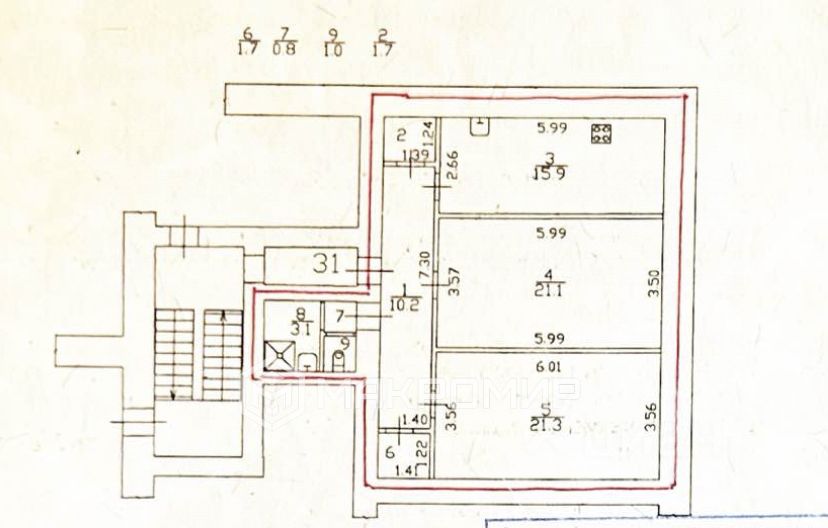 Продажа 2-комн квартиры на вторичном рынке Садовая улица, 77