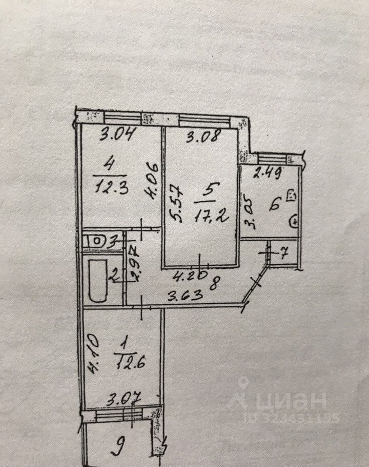 Продажа 3-комн квартиры на вторичном рынке Электросталь, проспект Ленина, 2к3