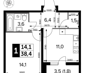 Продать Квартиры в новостройке Битца п., Варшавское ш.   7