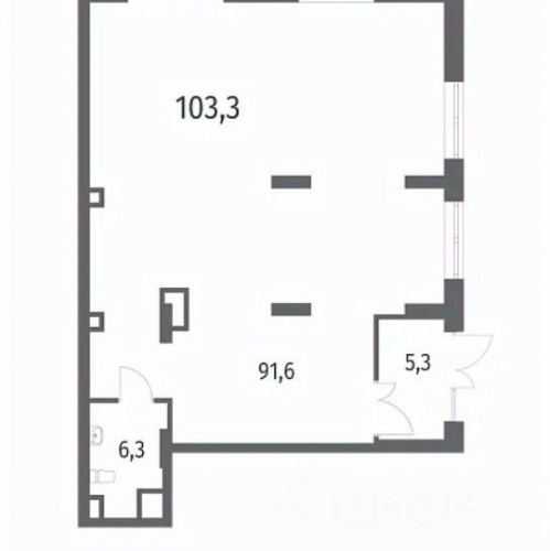 Помещение свободного назначения ул Академика Константинова,  д. 1
