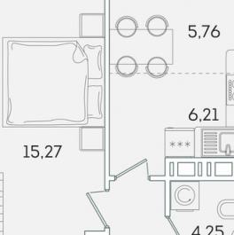 Продажа 1-комн квартиры на вторичном рынке Мурино г, Графская ул,  д. 6,  к. 4
