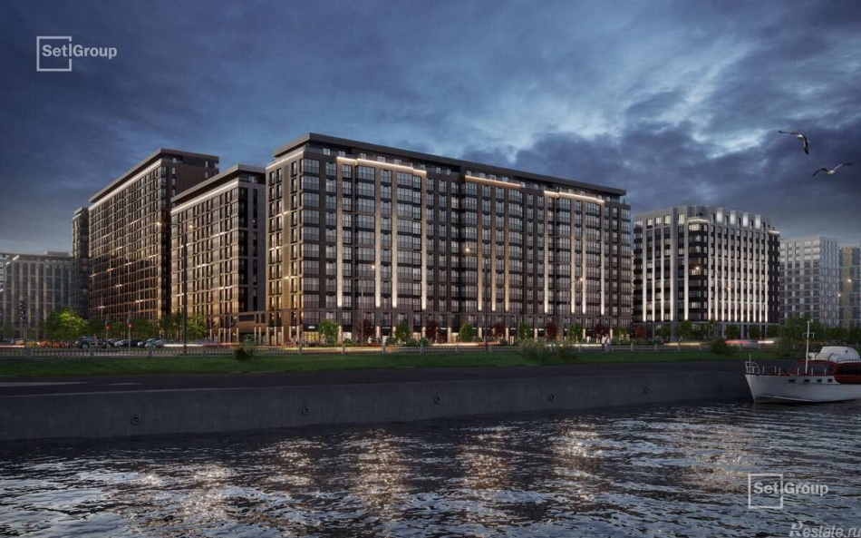 Продажа 1-комн квартиры в новостройке Октябрьская набережная