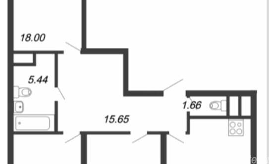 Продажа 3-комн квартиры на вторичном рынке б-р Головнина,  д. 3,  к. 1