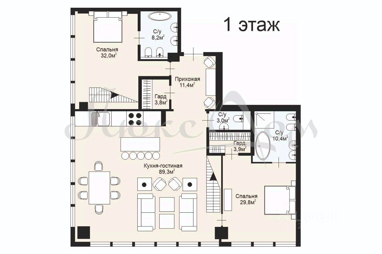 Продажа 4-комн квартиры на вторичном рынке набережная Пресненская, 8с1