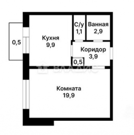 Продажа 1-комн квартиры на вторичном рынке ул Лётчика Бабушкина,  д. 32,  к. 2