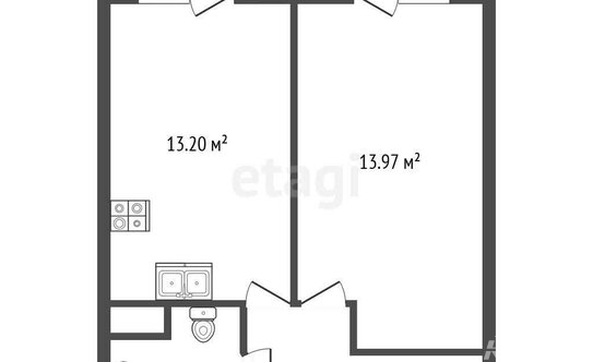 Продажа 1-комн квартиры на вторичном рынке Коломяжский пр-кт,  д. 13 к3