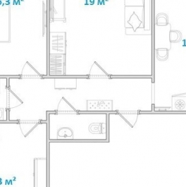 Продажа 3-комн квартиры на вторичном рынке Микрорайон Кутузовский, улица Чистяковой