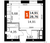 Продать Квартиры в новостройке дер. Митькино, ул. Цветочная   