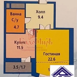 Продажа 1-комн квартиры на вторичном рынке Мытищи, Благовещенская ул,  д. 3
