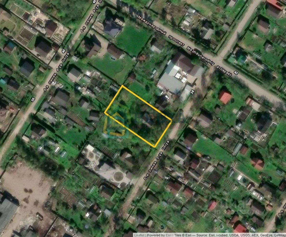 Продажа земли Отрадное, 5-я линия, 34